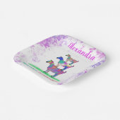 ヤギパーソナライズされたス誕生日パーティー ペーパープレート (傾斜あり)