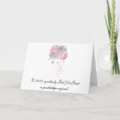 ヤギプリンセスハッピーバースデーカード カード (裏面)