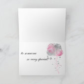 ヤギプリンセスハッピーバースデーカード カード (内部)