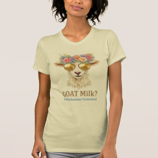 ヤギミルク? ファームステッド レディースTシャツ Tシャツ