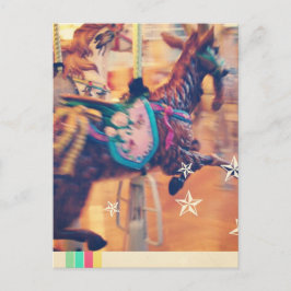 ヤギメリーの周りを回る シーズンポストカード