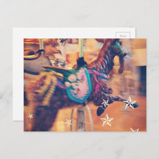 ヤギメリーの周りを回る シーズンポストカード (正面/裏面)