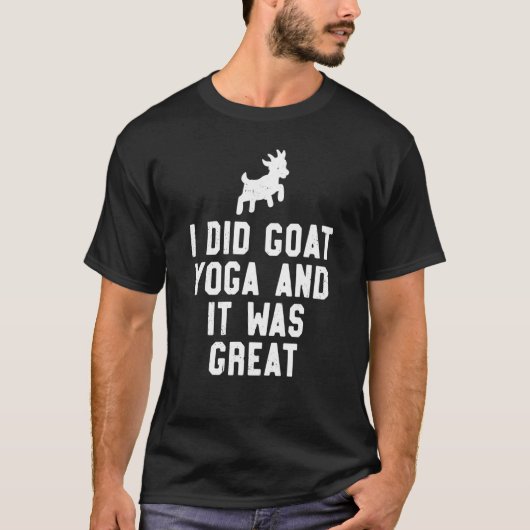 ヤギヨガをやってみたら最高だったクラス Tシャツ (正面)