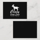 ヤギレデ熱狂するィシャツヤギTシャツヤギ農家 名刺 (正面/裏面)