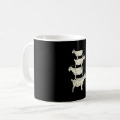 ヤギレトロ コーヒーマグカップ (正面左)