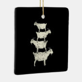 ヤギレトロ セラミックオーナメント (右)