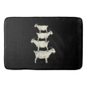 ヤギレトロ バスマット (正面)