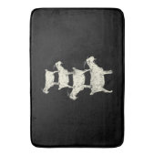 ヤギレトロ バスマット (正面縦)