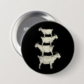 ヤギレトロ 缶バッジ (正面&裏面)