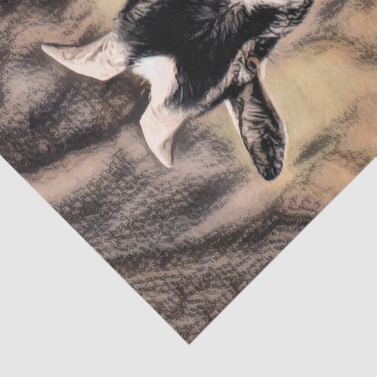 ヤギヴィンテージカントリーファーム動物のデコパージュ 薄葉紙 (詳細)