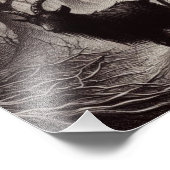 ヤギ不気味ブラックフィリップフォレ幽霊のよく出るスト フォトプリント            (角)