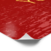 ヤギ中国の〔占星術の〕十二宮図占星術星座 ポスター (コーナー)