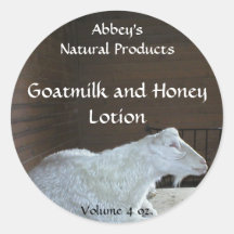 ヤギ乳浴製品ラベル