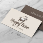 ヤギ乳石鹸かわいい農場動物手作り 名刺