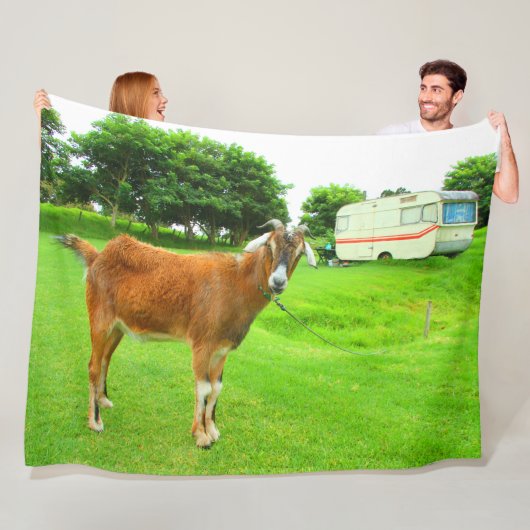 ヤギ予測できなは フリースブランケット (インサイチュ)