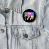 ヤギ共和党の保守的トランプ2024 おもしろい 缶バッジ (インサイチュ)