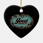 ヤギ力のオーナメント セラミックオーナメント (裏面)