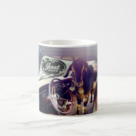 ヤギ力の変形させるマグ モーフィングマグカップ (中央)