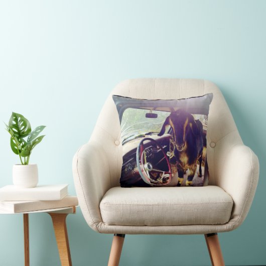 ヤギ力の枕 クッション (椅子)