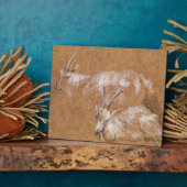 ヤギ勉強(スケッチ) フォトプラーク (側面)