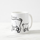 ヤギ動物サンダー_コーブ コーヒーマグカップ (正面右)