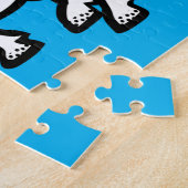 ヤギ動物サンダー_コーブ ジグソーパズル (側面)