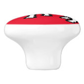 ヤギ動物サンダー_コーブ セラミックノブ (側面)