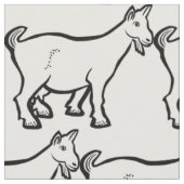 ヤギ動物サンダー_コーブ ファブリック (クローズアップ)