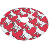 ヤギ動物サンダー_コーブ ブラッシュドポリエステルツリースカート (アングル)