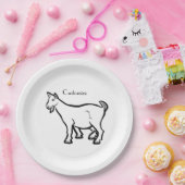 ヤギ動物サンダー_コーブ ペーパープレート (パーティー)