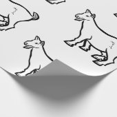 ヤギ動物サンダー_コーブ ラッピングペーパー (角)