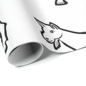 ヤギ動物サンダー_コーブ ラッピングペーパー (ロールコーナー)