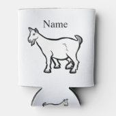 ヤギ動物サンダー_コーブ 缶クーラー (正面)