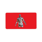 ヤギ実在は ラベル (正面)