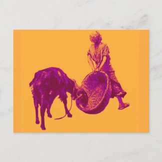 ヤギ少年ヴィンテージマイエポップ・アートのルハイムアートカワイト1893子供 ポストカード