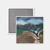 ヤギ山磁石 マグネット (正面/裏面)