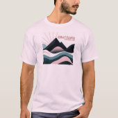 ヤギ山脈の地方公園の色の丘 Tシャツ (正面)