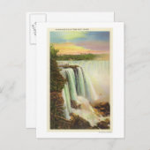 ヤギ島からの蹄鉄滝の見解 ポストカード (正面/裏面)