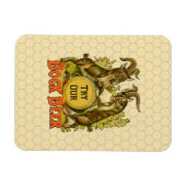 ヤギ広告ボックビール マグネット (横)