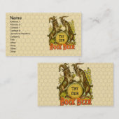 ヤギ広告ボックビール 名刺 (正面/裏面)