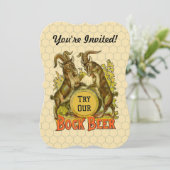 ヤギ広告ボックビール 招待状 (スタンド正面)