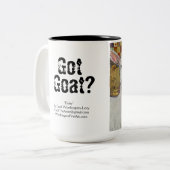 ヤギ得は？「フリスキー」の子供とマグカップ ツートーンマグカップ (正面左)