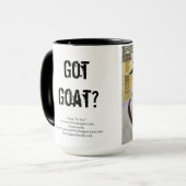 ヤギ得は？ヤギ族のマグ マグカップ (正面左)