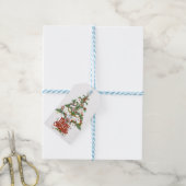 ヤギ愛好家のためのメリークリスマスクリスマスツリー ギフトタグ (より糸付き)