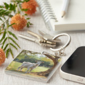 ヤギ愛好家キーチェーン キーホルダー (正面右)