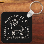 ヤギ愛好家クラブおもしろい引用文 キーホルダー (裏面)