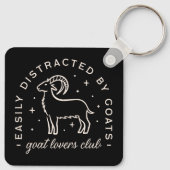 ヤギ愛好家クラブおもしろい引用文 キーホルダー (裏面)