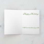 ヤギ愛好家クリスマスギフト | Merry Christmas Goat TREE シーズンカード (内部)