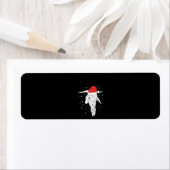 ヤギ愛好家クリスマスホリデー ラベル (インサイチュ)