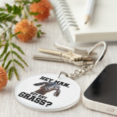 ヤギ愛好家ファームアパレルミームパンおもしろいG キーホルダー (正面右)